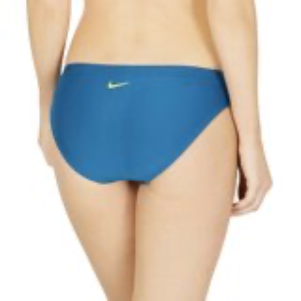NWT Nike Green Abyss Hipster Bikini Bottom with Drawstring Waist - Size M
